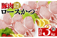 ＜宮崎県産豚肉 ロースかつ用30枚＞ 国産 ぶたにく お肉 ブタ 精肉 ロース ヒレ ひれ カツ トンカツ 使いやすい パック 真空冷凍 切り身 選べる数量 詰合せ お弁当 惣菜 揚げ物 トンテキ BBQ バーベキュー 冷凍食品 小分けパック 【MI464-tr】【TRINITY】