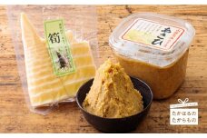 あさひの里 みそ・たけのこ詰め合わせセット [合わせ味噌 筍 真空パック 調味料 手作り ワンストップオンライン] TF0362-P00034