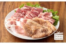 食べくらべ！宮崎黒豚3種セット [焼肉 詰め合わせ ロース味噌漬け ウデモモスライス バラスライス 豚肉 お肉 ワンストップオンライン] TF0387-P00007