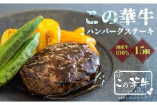 高原有田牧場直送 この華牛 ハンバーグステーキ(1.5kg) ワンストップオンライン対応 TF0459-P00037