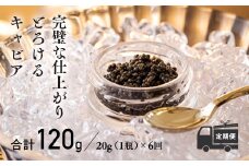【定期便 6ヶ月】THE・CAVIAR(ザ・キャビア)20g《バエリ BAERII》  [高級 国産 日本産 ギフト 贈答 贈り物 プレゼント お中元 化粧箱入り ワンストップオンライン] TF0491-P00066