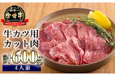 《A5ランク・A4等級》宮崎牛カット(牛カツ用)600g 内閣総理大臣賞受賞の黒毛和牛 [ブランド牛 詰め合わせ 国産牛 簡単調理 牛肉 お肉 ワンストップオンライン] TF0682-P00020