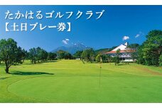 宮崎県高原町「たかはるゴルフクラブ」土日プレー券 [ゴルフ場 スポーツ券 レジャーチケット 施設利用券 体験 招待券 ワンストップオンライン] TF0770-P00013
