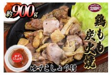 ＜鶏もも炭火焼 約900g（約150g×6パック）＞翌月末までに順次出荷【 鶏肉 鶏もも肉 モモ肉 とりにく おつまみ おかず お惣菜 焼き鳥 国産 小分け 炭火焼き 特産品 】