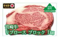 宮崎牛リブロースブロック1kg