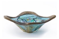 金・プラチナ象嵌「光琳」1983J.CAVIAR　BOWL 皇煌（こうおう）【カラー：グリーン】
