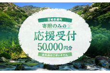 【返礼品なしの寄附】宮崎県綾町 寄附のみの応援受付 50,000円 応援寄附 寄付