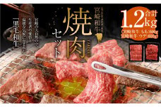 ＜宮崎和牛焼肉セット計1.2kg＞入金確認後、2025年2月より順次出荷します