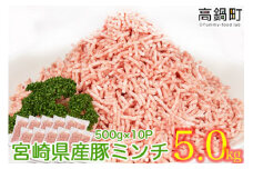 ＜宮崎県産豚ミンチ5.0kg＞2か月以内に順次出荷します