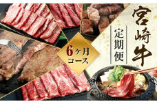 ＜ミヤチク 宮崎牛6ヶ月定期便＞お申込みの翌月下旬頃に第一回目発送（12月は中旬頃） 合計約3kg 和牛 定期 宮崎牛 新生活応援 卒業祝い 就職祝い 入学 卒業 お花見 引越し