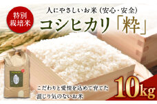 ＜令和6年度 特別栽培米「粋」コシヒカリ 10kg＞ ※入金確認後、翌月末迄に順次出荷します。 こしひかり お米 米 白米 精米 宮崎県 高鍋町