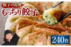 【宮崎空港で大人気!】＜馬渡のもっちり餃子240個＞2～3週間以内に順次出荷 餃子の馬渡