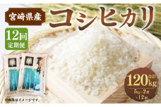 ＜12ヶ月定期便 宮崎県産 コシヒカリ 10kg＞お申込みの翌月下旬頃に第一回目発送（12月は中旬頃）