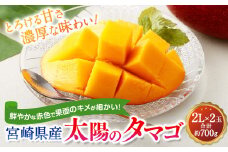 ＜宮崎県産 太陽のタマゴ 2L×2玉 (合計約700g)＞2024年5月中旬～7月下旬迄に順次出荷