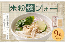〈米粉麺 フォー 9食 セット（麺のみ +3パック）〉翌月末迄に順次出荷 本格 簡単 麺 スープ ライスヌードル