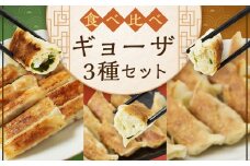＜食べ比べギョーザセット【TK】＞翌月末迄に順次出荷 3種 冷凍餃子 上海棒ギョーザ みやざき地頭鶏ギョーザ 餃子 ぎょうざ ギョウザ 食べ比べ