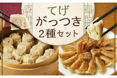 ＜てげがっつきセット＞翌月末迄に順次出荷 2種 冷凍餃子 焼売 餃子 ぎょうざ ギョーザ しゅうまい シュウマイ