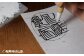 職人の手書きの文字でつくる実印・黒水牛