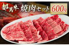 赤身主体の黒毛和牛＜都萬牛＞焼肉セット 600g【C383】
