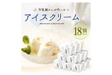 新富町産牛乳をたっぷり使用！牛乳屋さんが作ったアイスクリーム 18個セット【C134】