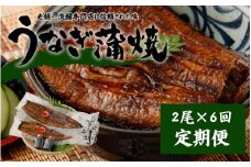 ＜2ヵ月に1回お届け＞新仔!!味鰻の本格手焼備長炭蒲焼 2尾（無頭）×6回定期便【E165-2311】