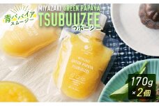 ［お試し版］青パパイアスムージー 2個入 MIYAZAKI GREEN PAPAYA TSUBUUZEE【A247】