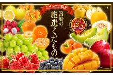 青果店 チョイス！くだもの 定期便 Vol.5（全12回）国産 フルーツ 果物 1年間 毎月お届け 産地直送【F148】