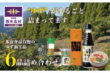 ゆず6品詰め合わせ　宮崎県　西米良村　柚子加工品　贈答　ギフト