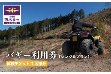 バギー利用券（シングルプラン）　西米良村　アクティビティ