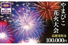 第49回やまびこ花火大会応援寄付金  西米良村応援寄付金  100,000円　花火大会　九州　返礼品なし　応援	