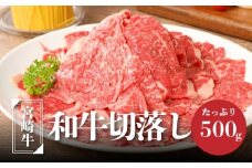 宮崎牛 和牛 切り落とし500g  K01_0009_1