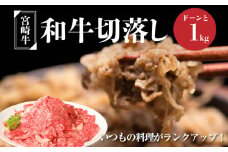 宮崎牛 和牛 切り落とし1kg  K01_0011_1