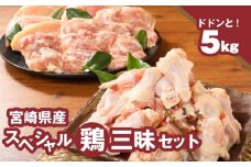 宮崎県産鶏 スペシャル鶏三昧5kgセット  K16_0017_4