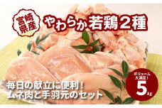 宮崎県産やわらか若鶏2種5kg  K16_0016_3