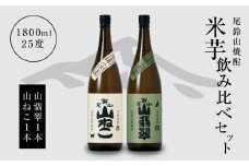 焼酎尾鈴山(山翡翠1本・山ねこ1本)1800ml  K08_0003_3