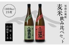 焼酎尾鈴山(山猿1本・山翡翠1本)各1800ml  K09_0028_3