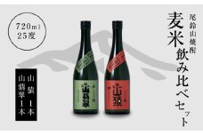 焼酎尾鈴山(山猿1本・山翡翠1本)720ml  K09_0017_3