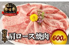 宮崎牛肩ロース焼肉600g K18_0037_4