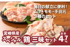宮崎県産 スペシャル鶏三昧 小分け 4.7kg K16_0113