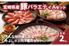 バラエティA(ロース500g・バラ500g・もも500g×2)計2kg K16_0118