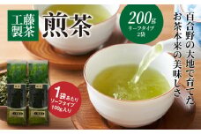 工藤製茶 煎茶100g×２袋 K04_0058