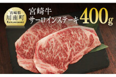 宮崎牛サーロインステーキ 400g (200g×2) 肉 牛 牛肉 宮崎牛