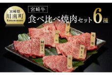 【令和7年9月発送】宮崎牛 焼肉 ６種食べ比べセット 肉 牛 牛肉
