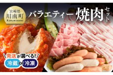 【冷凍※令和7年7月発送分※】 あじ豚 バラエティー 焼肉 セット 【 肉 豚 豚肉 ロース バラ 焼肉 バーベキュー BBQ ハンバーグ ソーセージ タレ 宮崎県産 川南町産 】