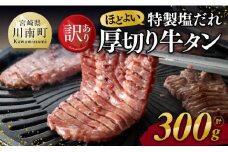 ※令和7年11月発送※【訳あり】特製塩だれ！ ほどよい 厚切り 牛タン 300g【 肉 牛肉 牛たん たん 厚切り 塩ダレ 塩だれ タン 味付き BBQ 焼肉 焼き肉 焼くだけ おかず 簡単調理 】