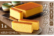 【2週間以内発送】老舗菓子舗のカステラ(大) お菓子 スイーツ 和菓子 本格_T035-008