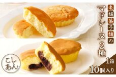 【2週間以内発送】老舗菓子舗のマドレーヌ2種セット(合計10個) 焼き菓子 スイーツ 詰め合わせ 洋菓子_T035-0061