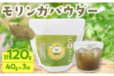 ≪スーパーフード≫モリンガパウダー計120g 健康 粉末 パウダー 加工品 国産_T033-001