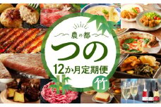 【10月1日より寄附額改定】≪12か月お楽しみ定期便≫都農町定期便(竹) 肉 加工品 デザート 国産_T999-0092