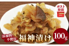＼ポスト投函／福神漬け100g おかず 漬物 野菜 加工品 国産_T037-011